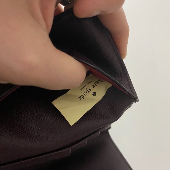 Kate Spade IPhone Case Wallet in Purple Laurel Way Mahogany - Picture 6 of 6